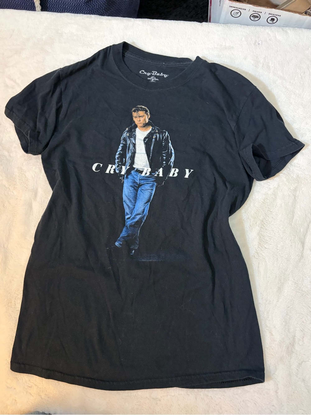 Cry Baby Graphic Tee - Black Women’s Short Sleeve
